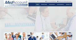 Desktop Screenshot of medaccount.ie